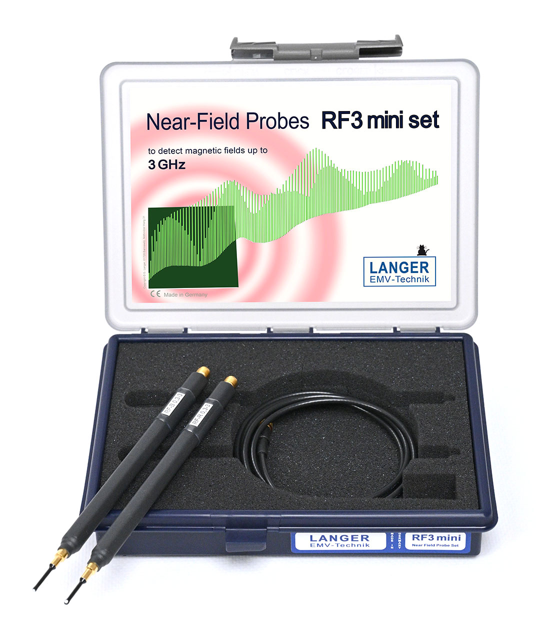RF3 mini set, Near-Field Probes 30 MHz up to 3 GHz